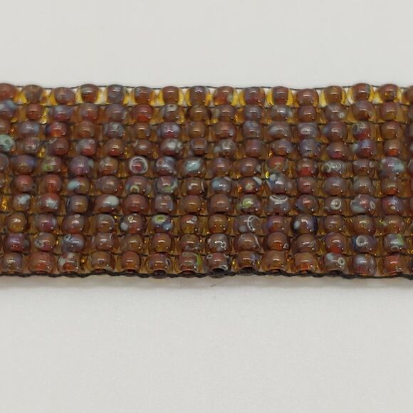 *Sale* Loom Beaded Bracelets Brown Multi - Color - Picture 3 of 4